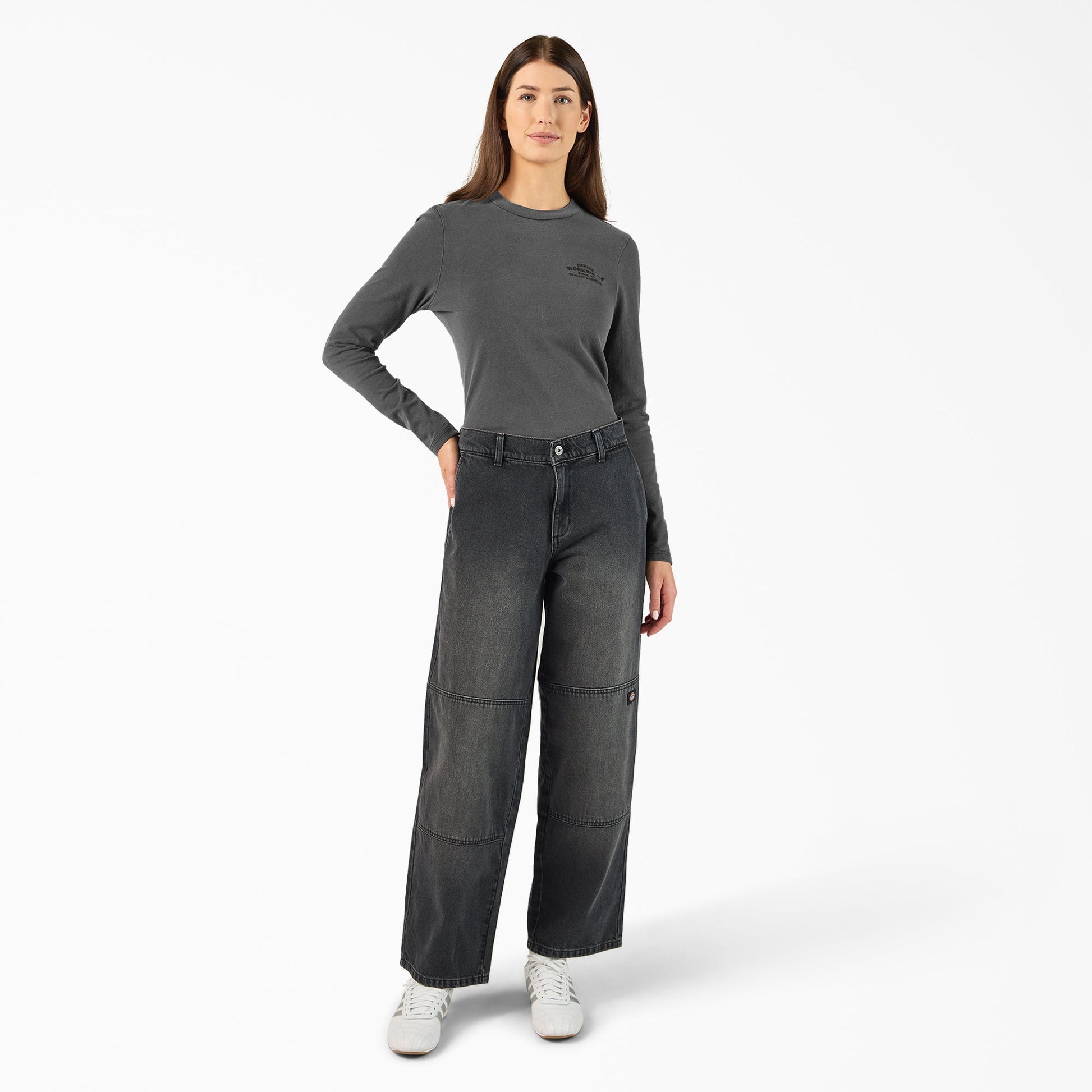Women’s Loose Fit Double Knee Jeans For Women | Dickies