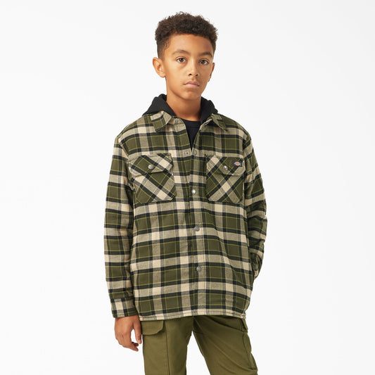 Boys’ Flannel Shirt Jacket For Kids | Dickies