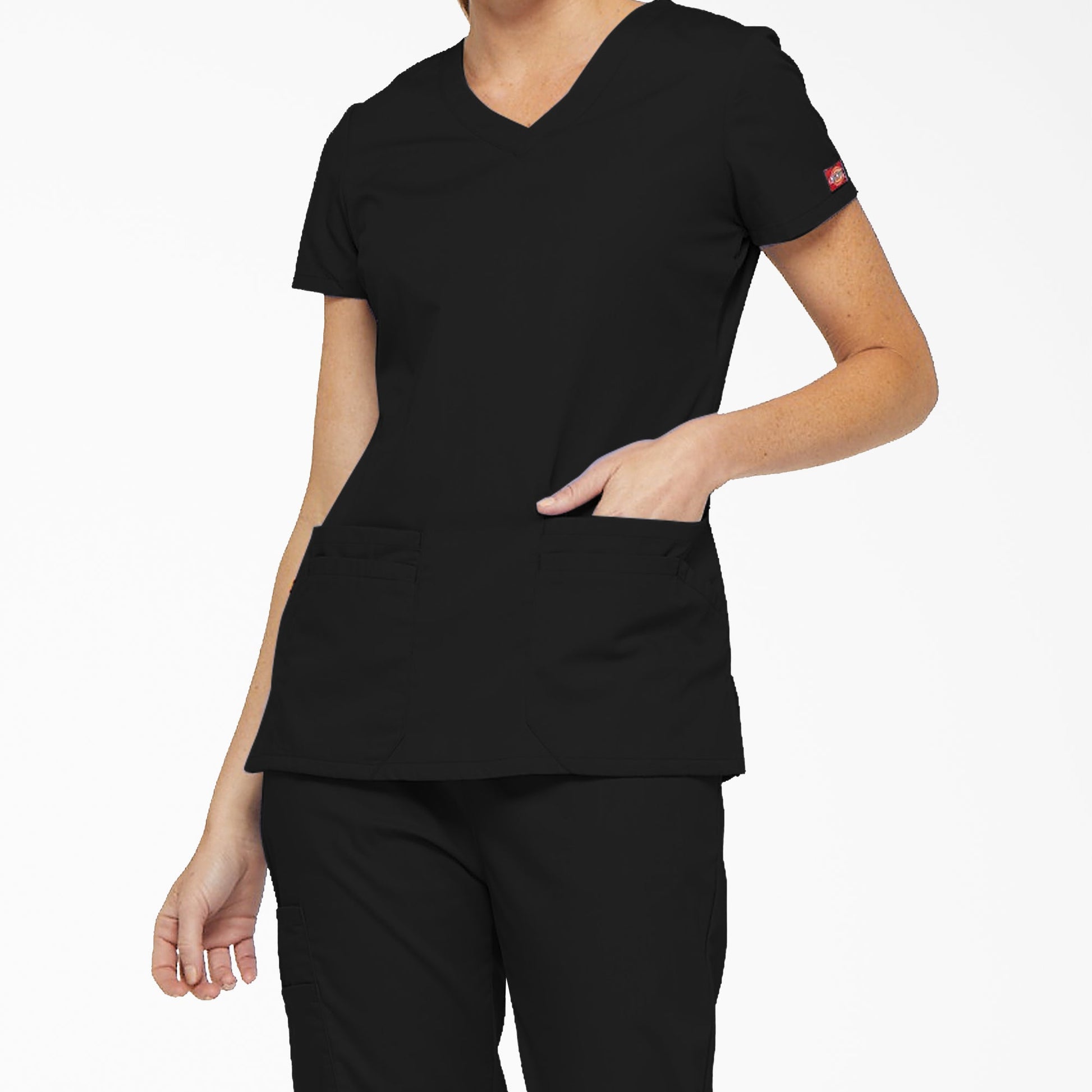 Women's EDS Signature V-Neck Scrub Top For Women|Scrubs | Dickies