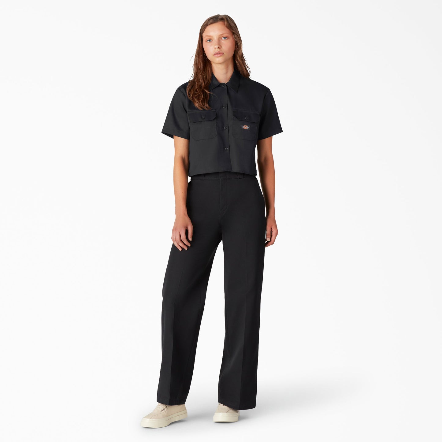 Women's Cropped Work Shirt For Men|Women | Dickies