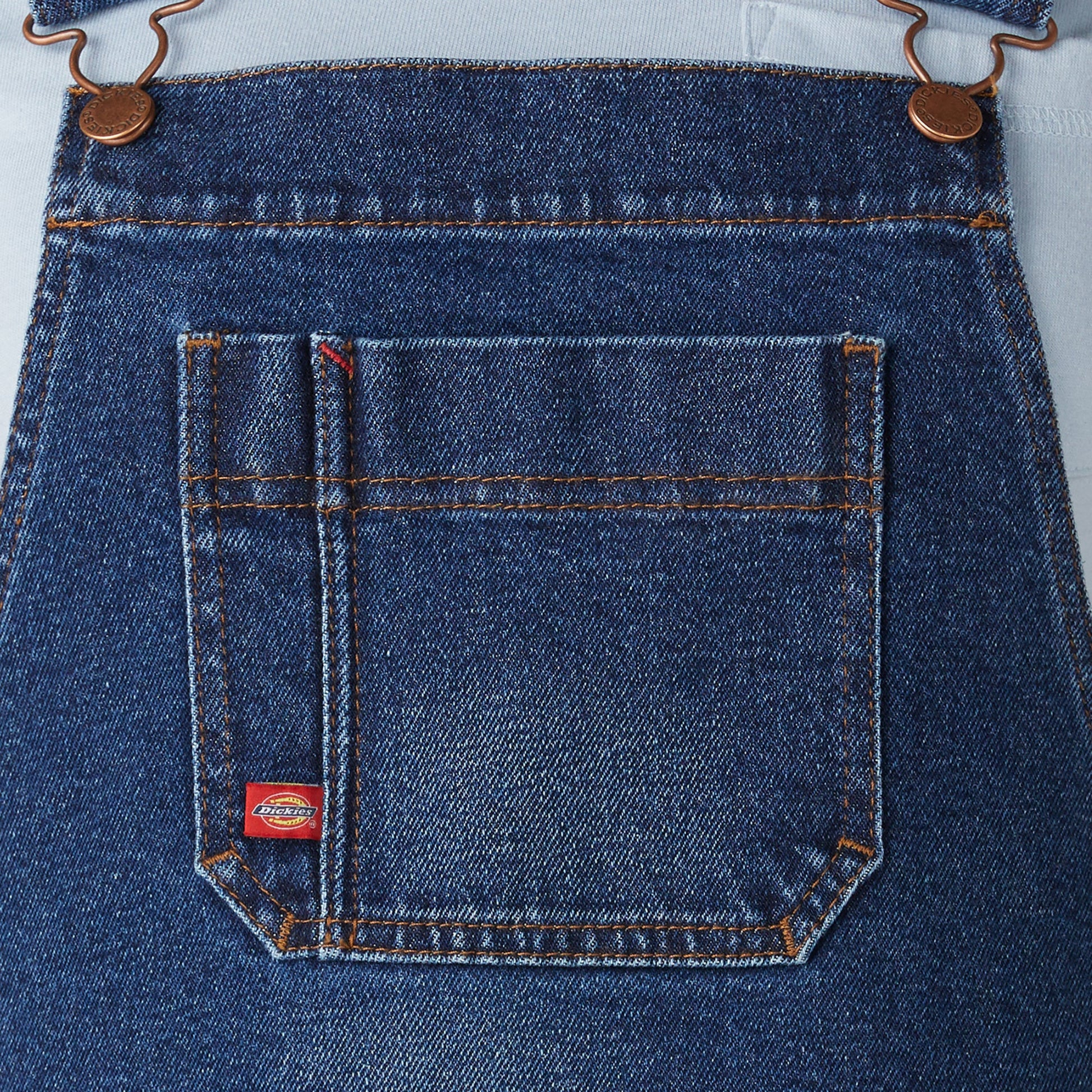 Women's Denim Boyfriend Fit Bib Overalls For Women | Dickies