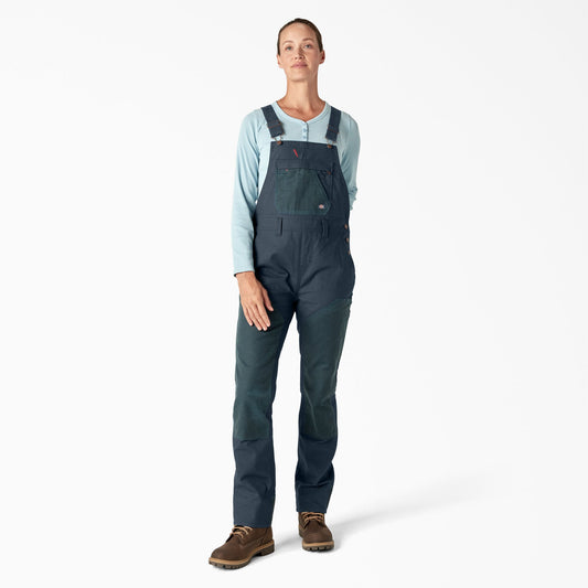 Women's Relaxed Fit Waxed Canvas Bib Overalls For Women | Dickies