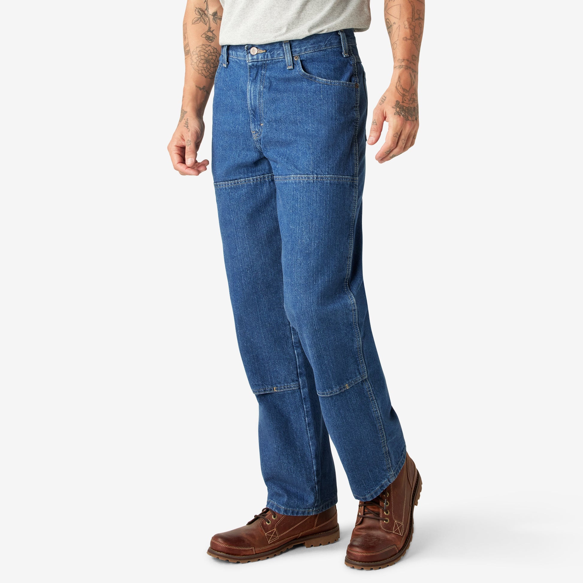 Relaxed Fit Double Knee Jeans For Men | Dickies