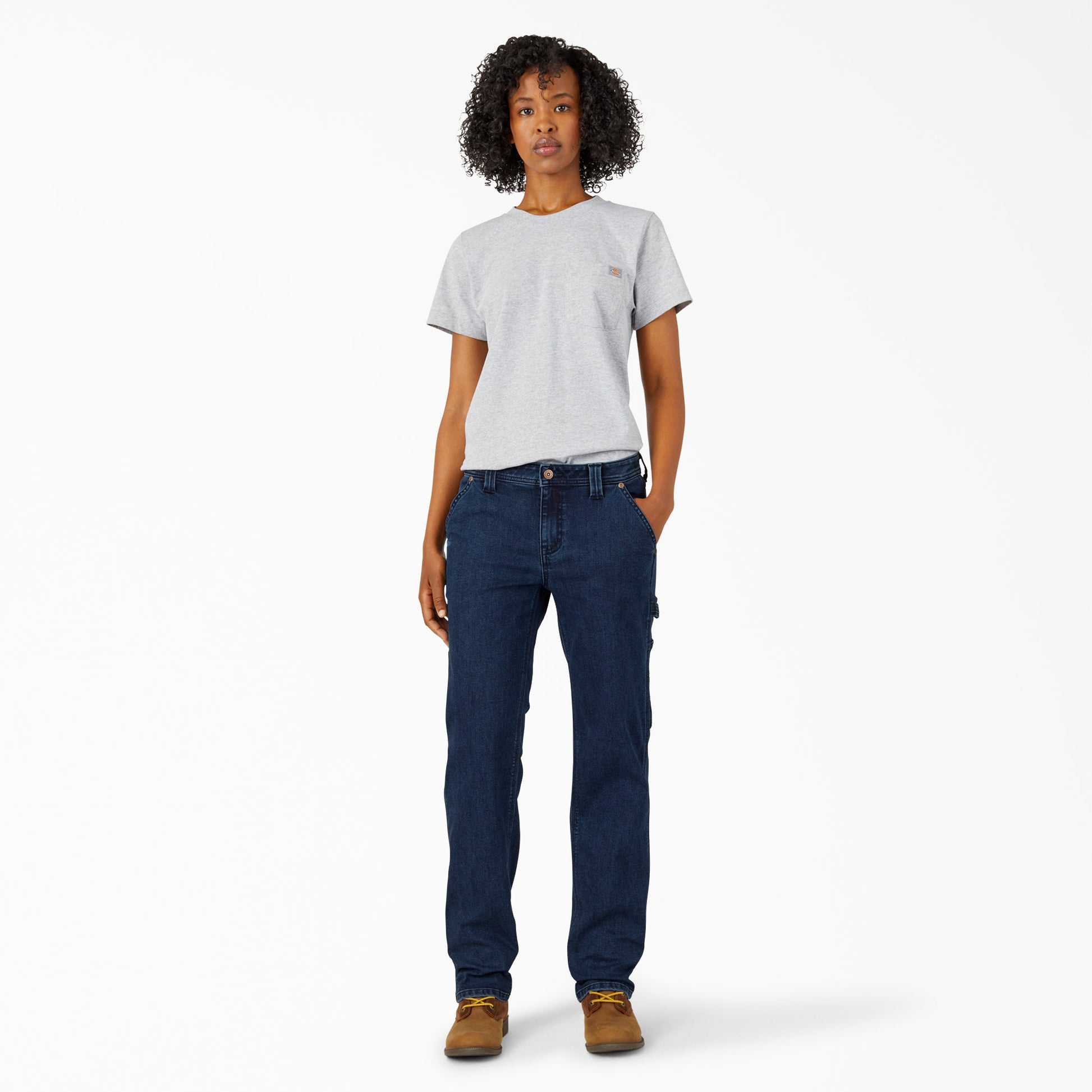 Women's FLEX Relaxed Fit Carpenter Jeans For Women | Dickies