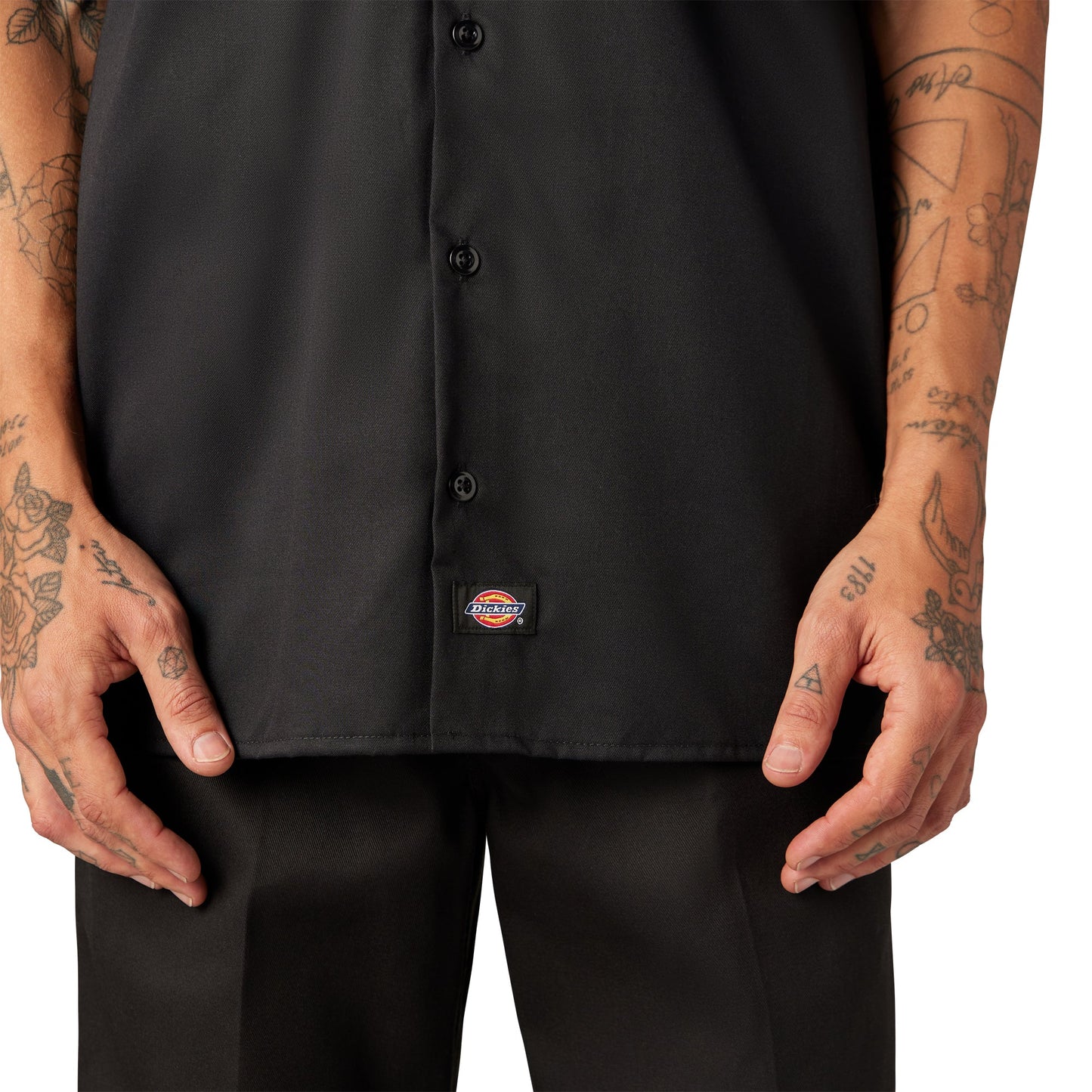 FLEX Relaxed Fit Short Sleeve Work Shirt For Men | Dickies