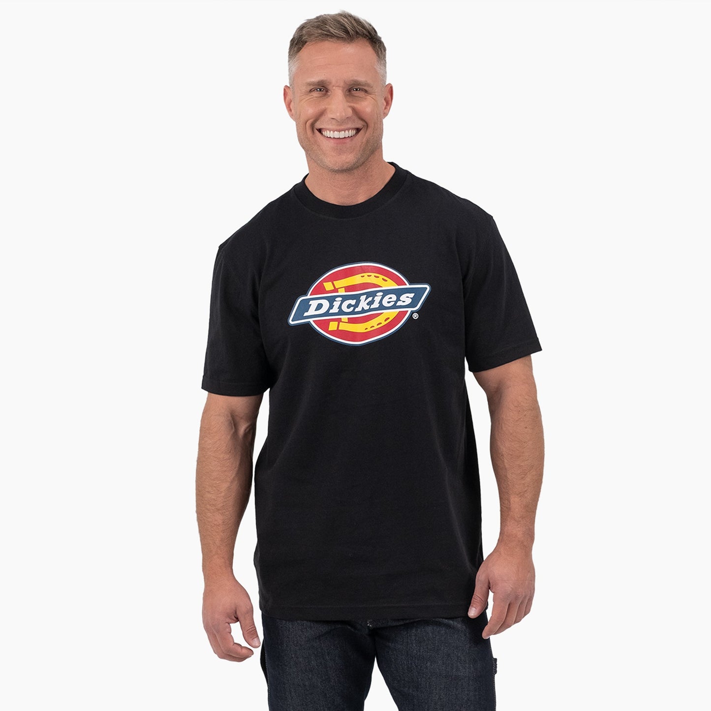 Short Sleeve Tri-Color Logo Graphic T-Shirt For Men | Dickies