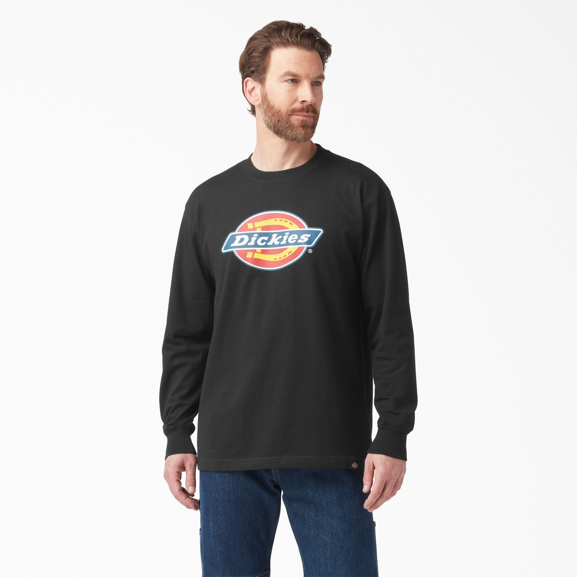 Tri-Color Logo Graphic Long Sleeve T-Shirt For Men | Dickies