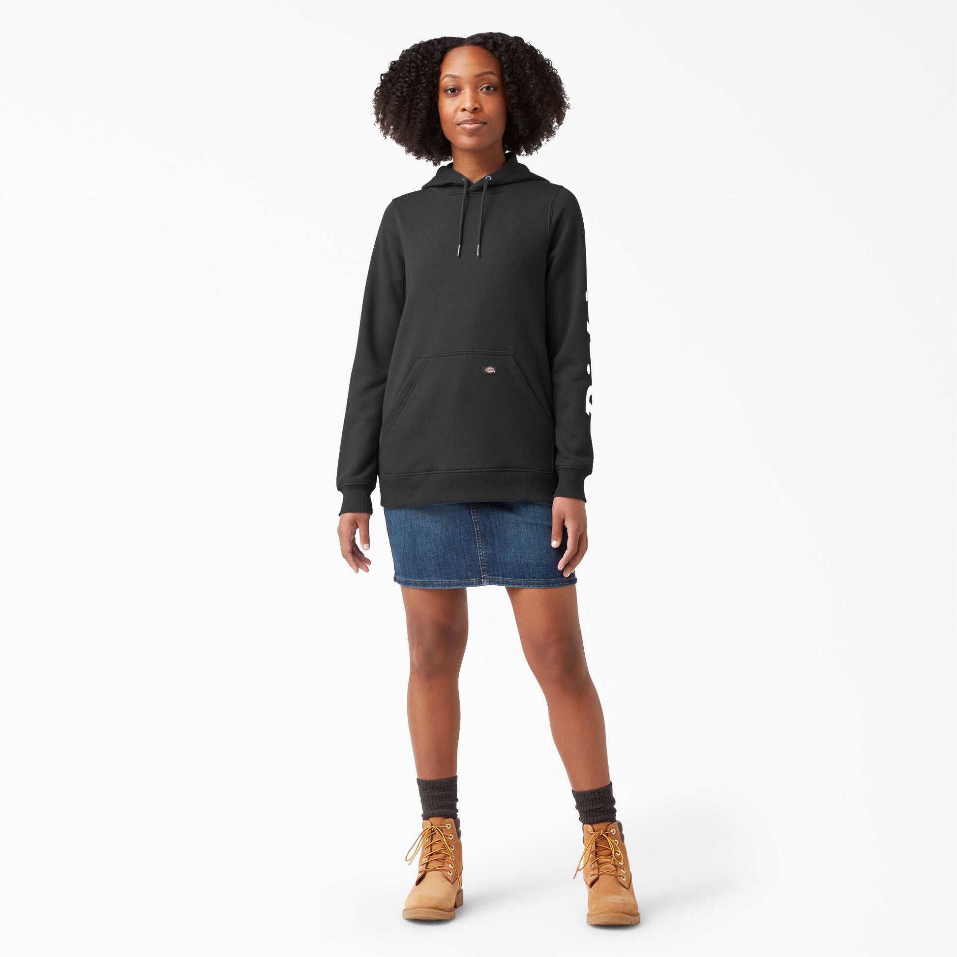 Women's Water Repellent Sleeve Logo Hoodie For Women | Dickies