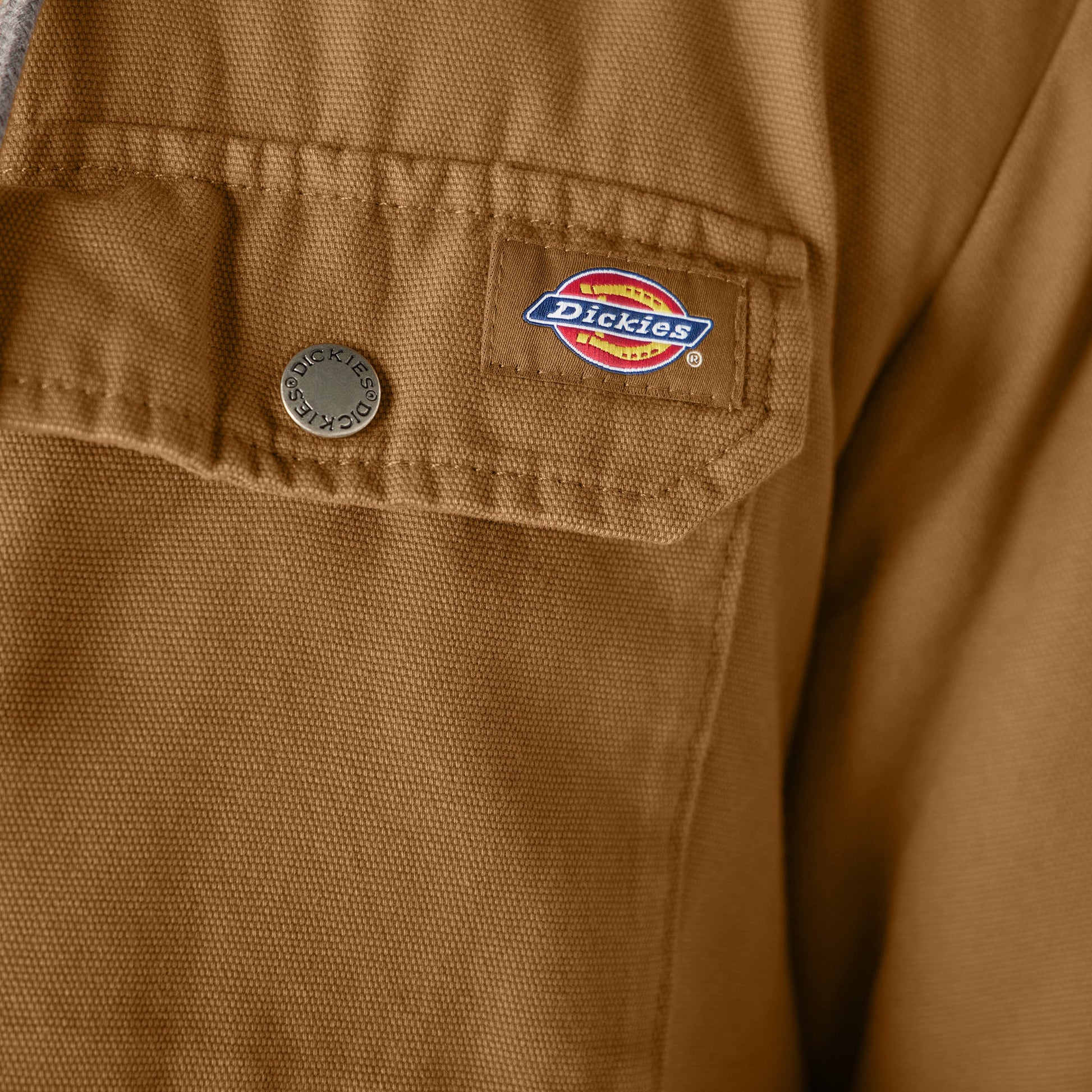 Water Repellent Duck Hooded Shirt Jacket For Sale | Dickies
