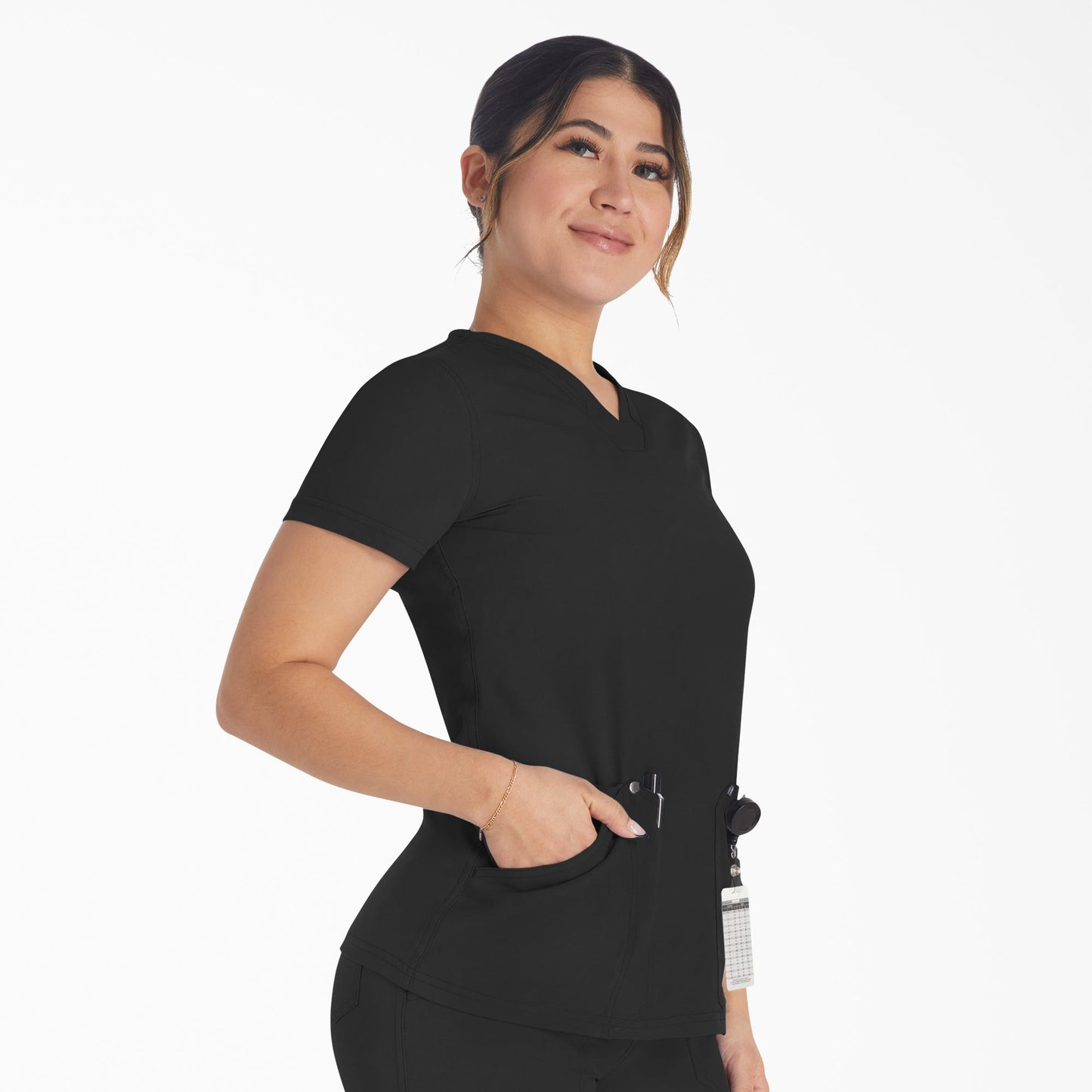 Women's EDS NXT V-Neck Scrub Top For Women|Scrubs | Dickies