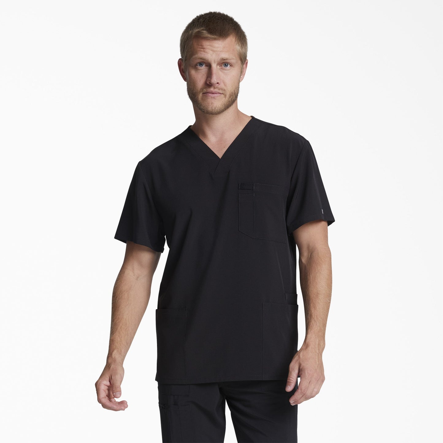 Men's EDS Essentials V-Neck Scrub Top For Men|Scrubs | Dickies