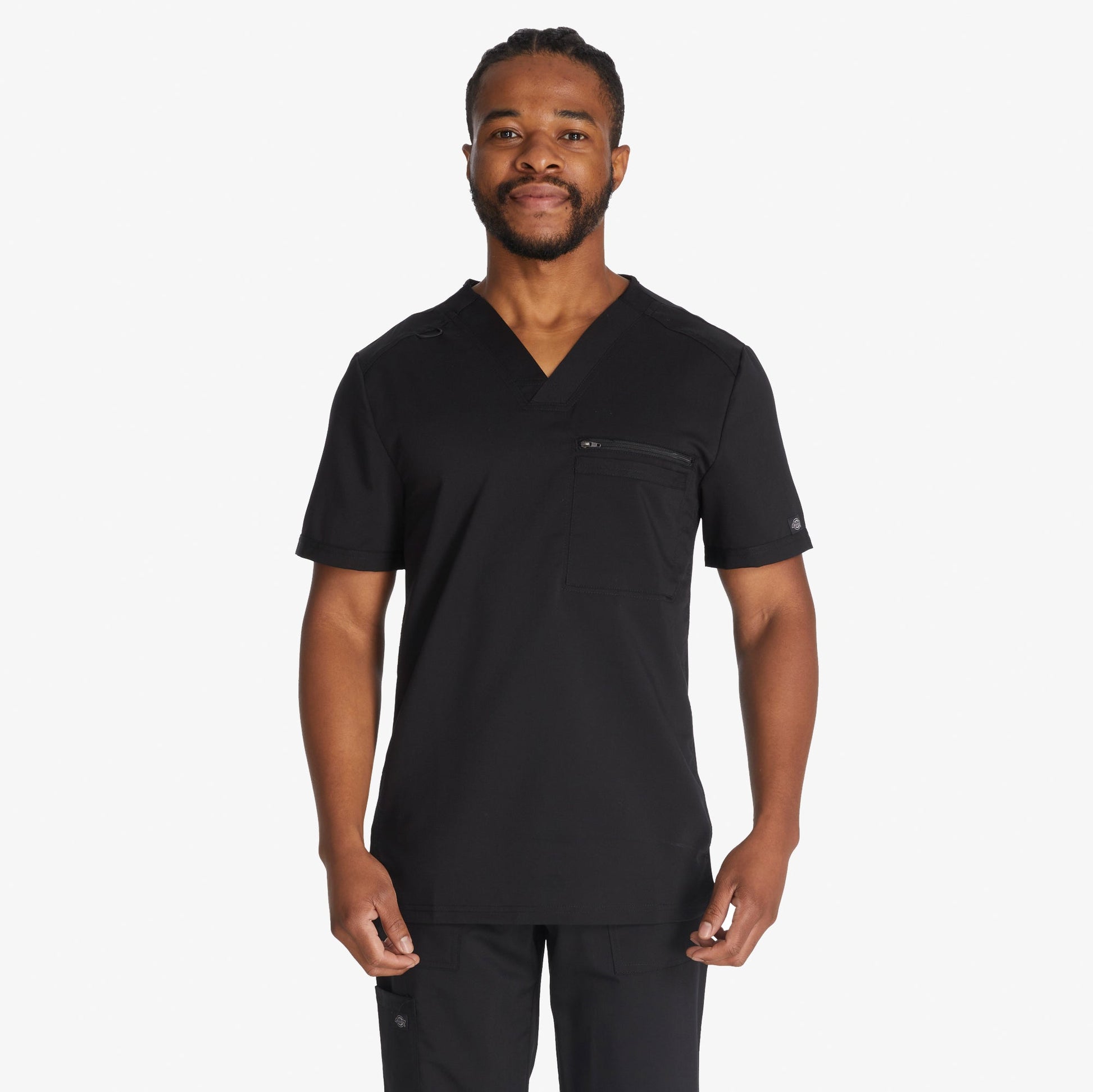 Men's Balance Tuckable V-Neck Scrub Top For Men|Scrubs | Dickies