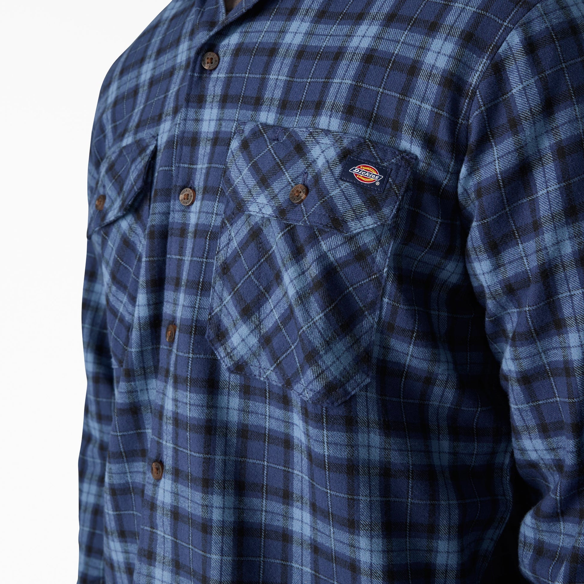 Long Sleeve Flannel Work Shirt For Men|Sale | Dickies