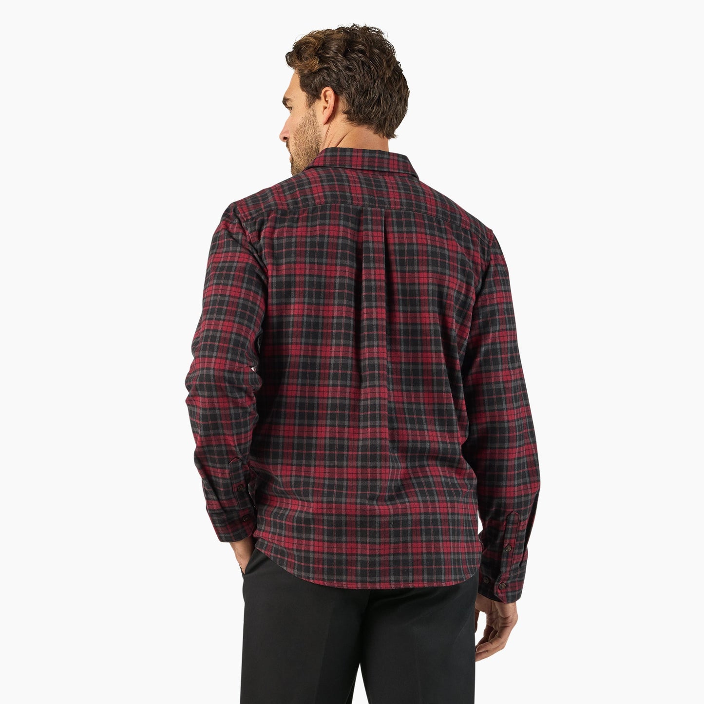 Long Sleeve Flannel Work Shirt For Men|Sale | Dickies