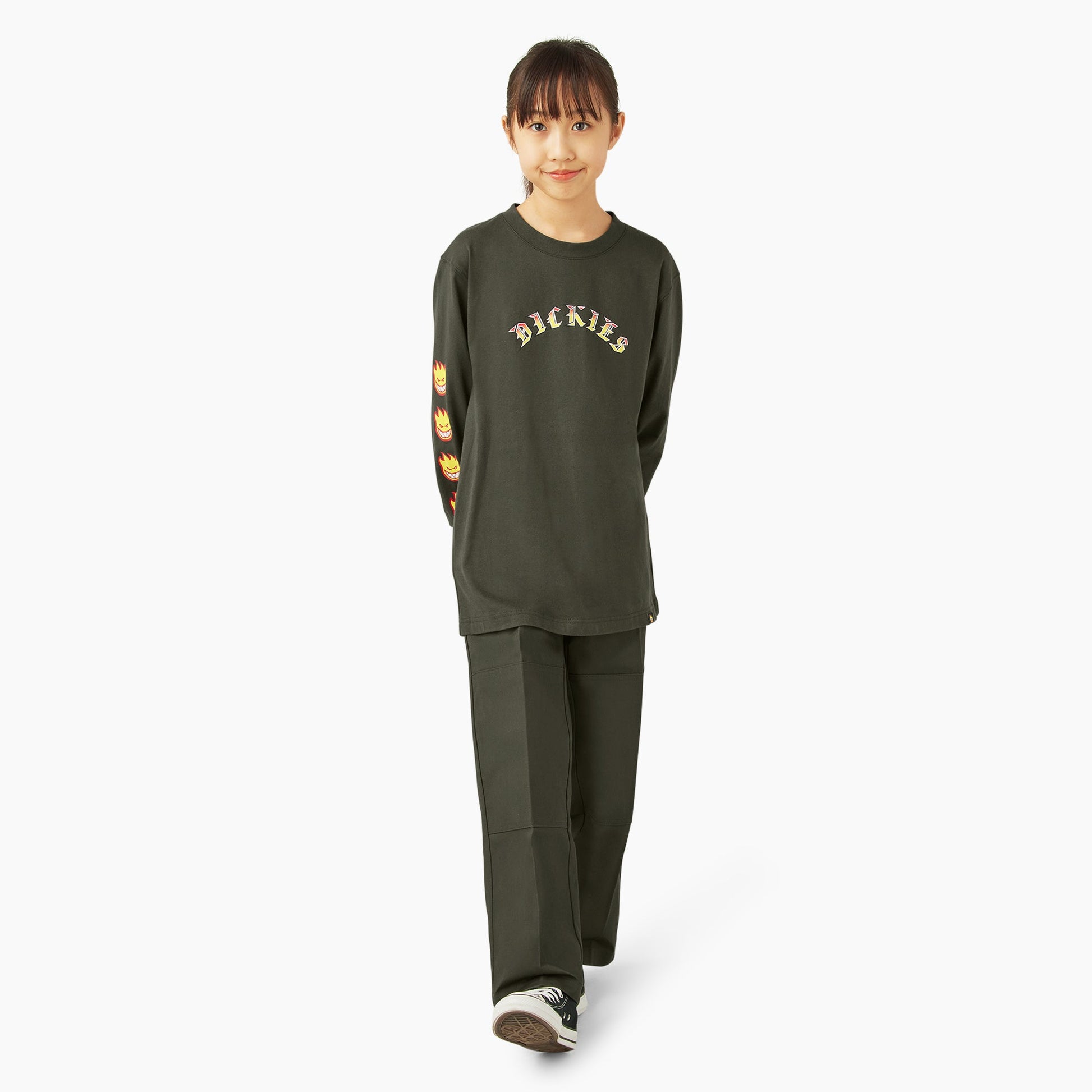 Dickies X Spitfire Kids’ Long Sleeve T-Shirt For Sale | Dickies