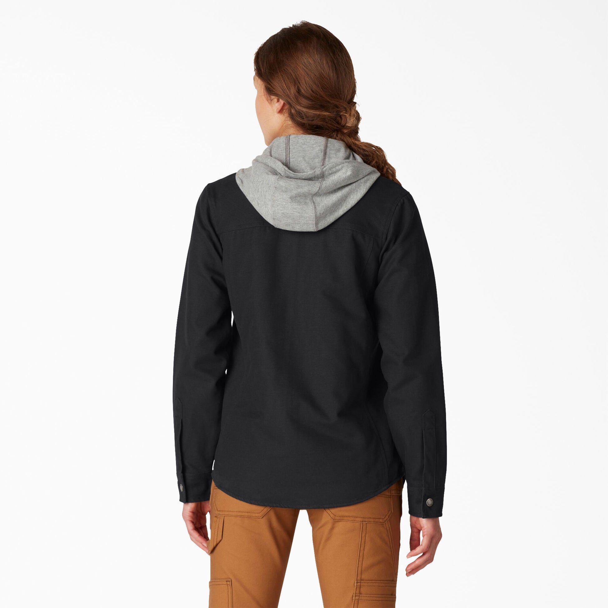 Women's Duck Hooded Shirt Jacket For Women | Dickies