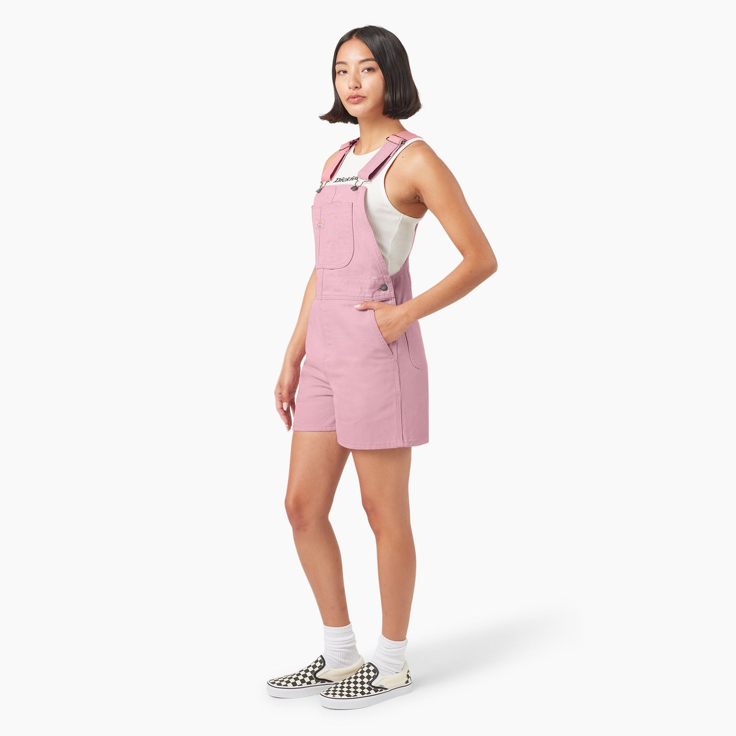 Women's Duck Canvas Bib Shortalls, 4" For Sale | Dickies