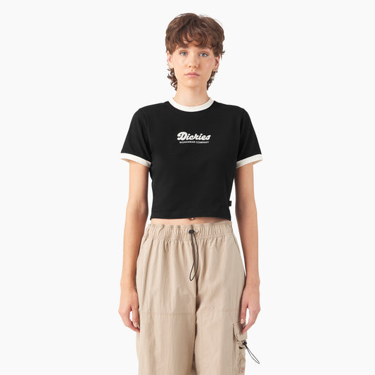Women’s Lewistown Cropped Ringer T-Shirt For Women|Sale | Dickies