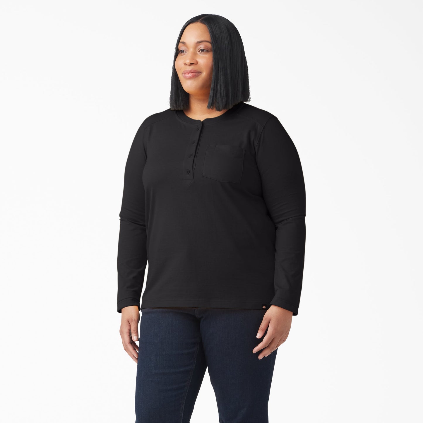 Women's Plus Heavyweight Henley For Women | Dickies