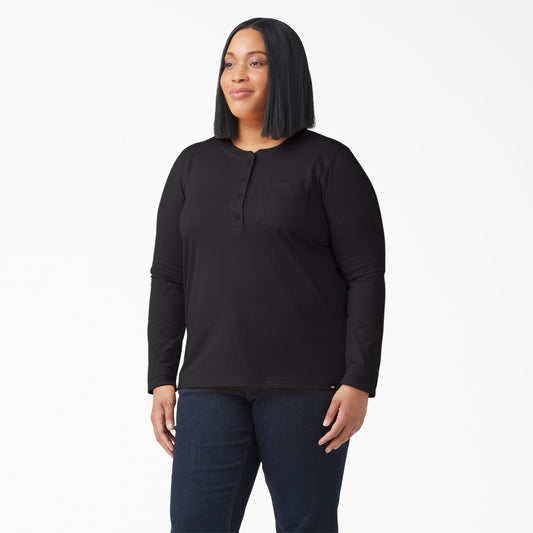 Women's Plus Heavyweight Henley For Women | Dickies