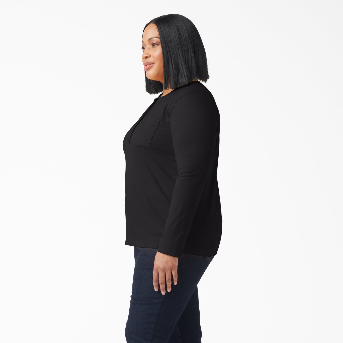 Women's Plus Heavyweight Henley For Women | Dickies