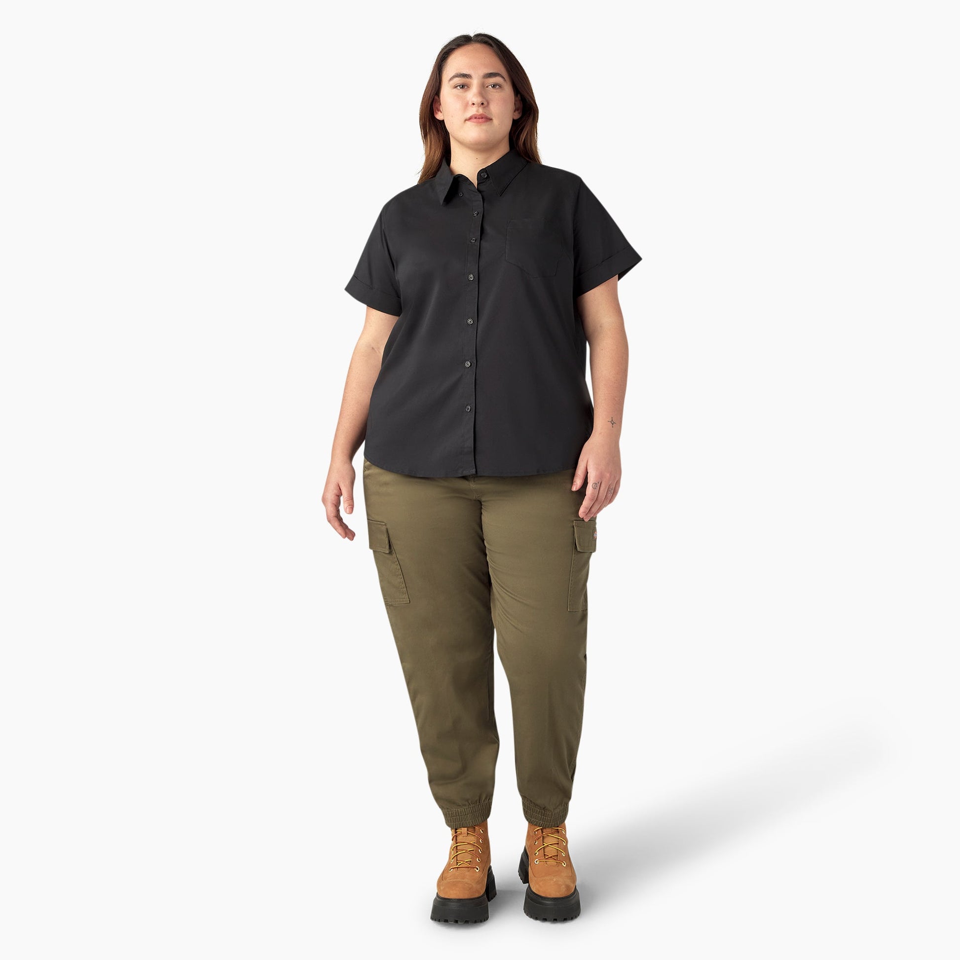 Women’s Plus Button-Up Shirt For Women | Dickies