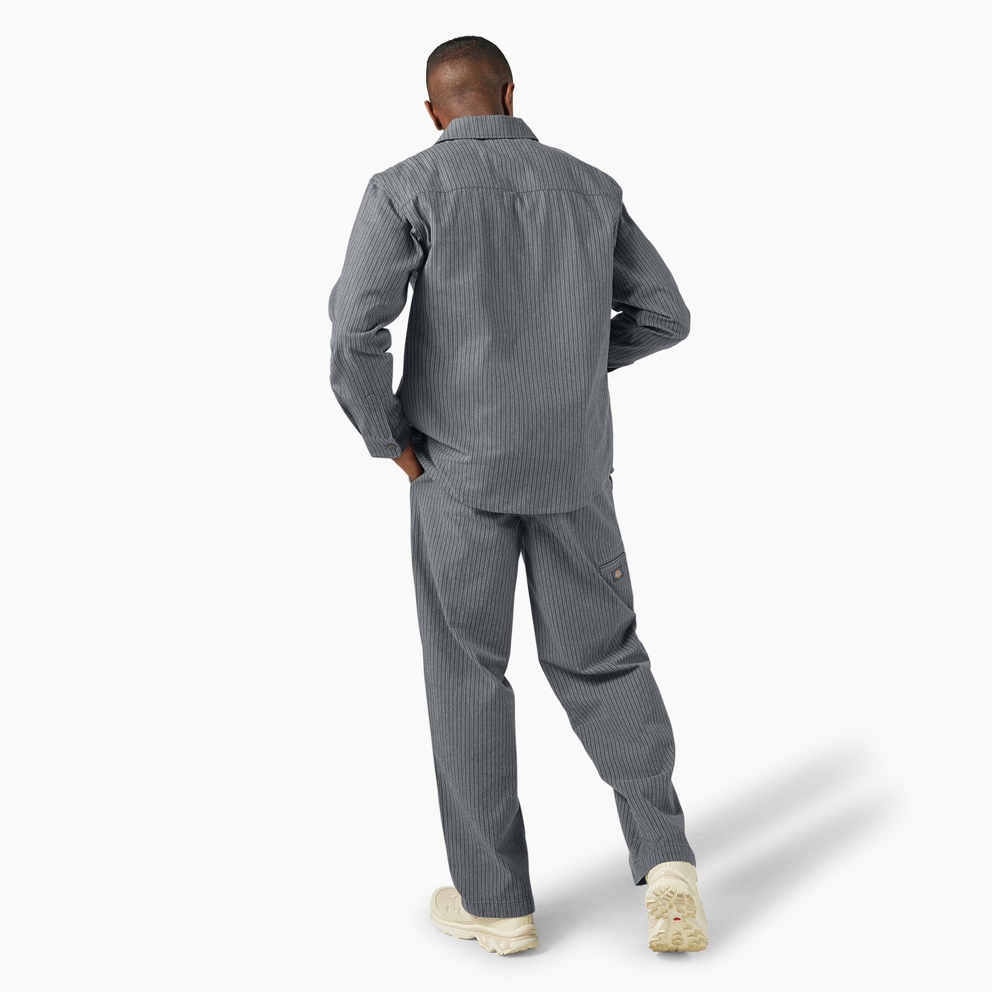 Lima Pinstripe Button-Up Shirt For Men|Sale | Dickies