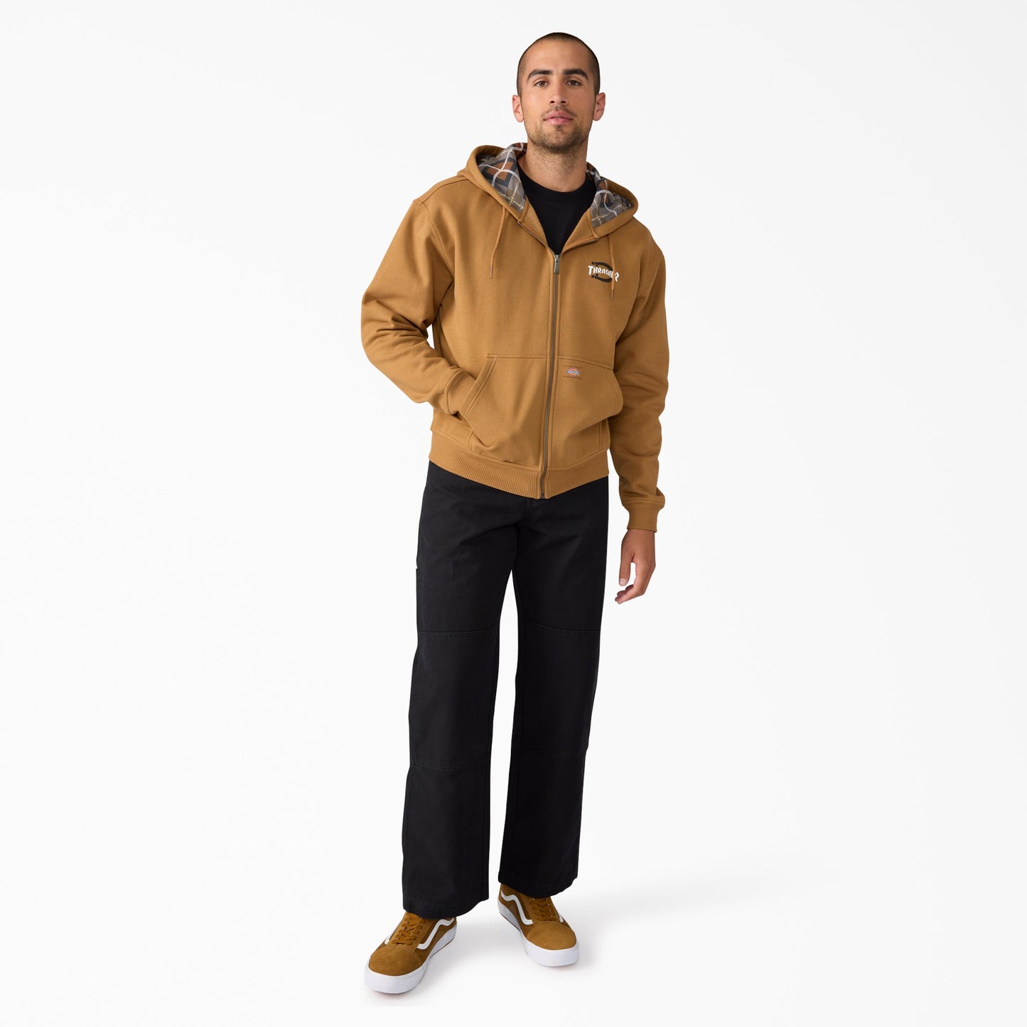 Dickies X Thrasher Zippered Hoodie For Men|Sale | Dickies